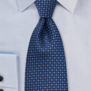 Modern Polka Dotted Tie in Blues