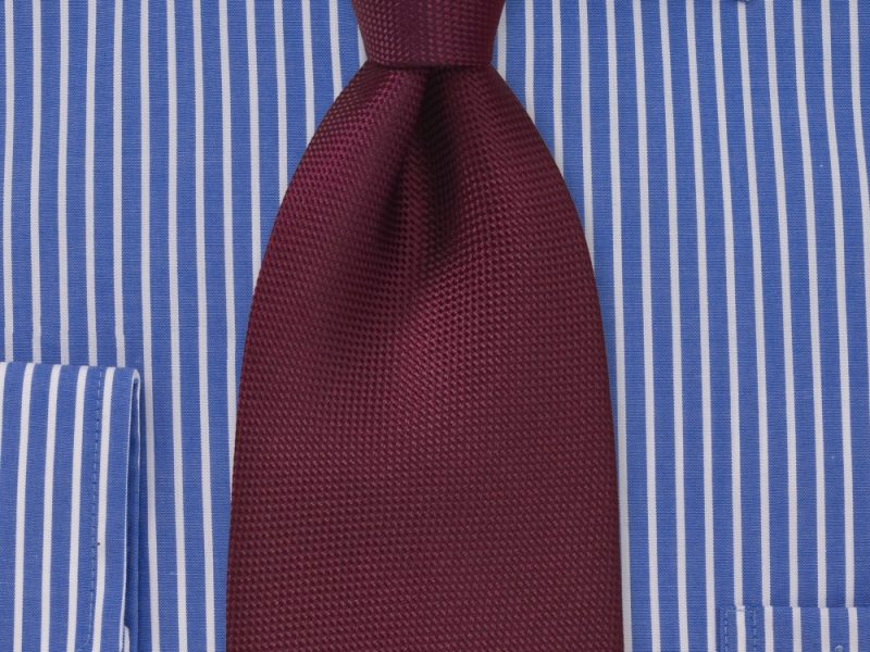 Solid Matte Tie in Maroon