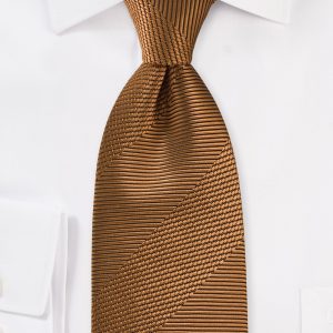 Regal Tie in Bronze and Black