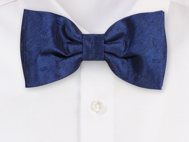 Mens Autumn Bow Tie in Twilight Navy